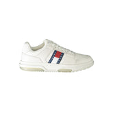 Tommy Hilfiger White Leather Men Sneaker -   -  Tommy Hilfiger.
